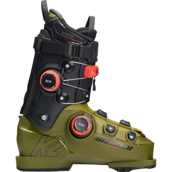 K2 Cortex Zonal 120 BOA, skistøvler, herre, sort/grøn
