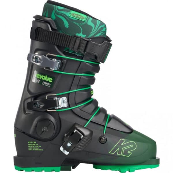K2 Revolve TW, skistøvler, herre, sort/grøn
