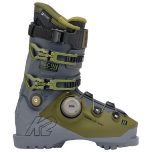 K2 Recon 130 BOA, skistøvler, herre, grøn/grå