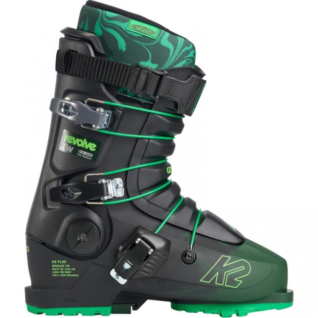 K2 Revolve TW, skistøvler, herre, sort/grøn