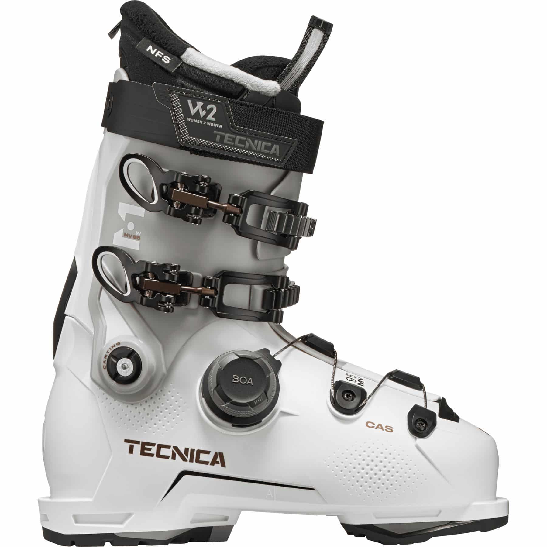Tecnica Mach BOA MV 95 W GW, skistøvler, dame, hvid